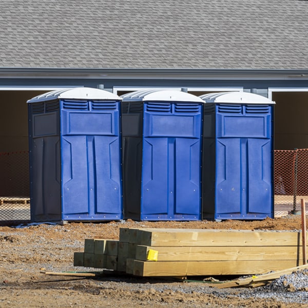 are there any restrictions on where i can place the porta potties during my rental period in Ridgeville Ohio